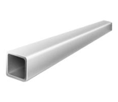 Труба радиусная профильная алюминиевая 66х23х1,3 мм R4 L= 6 м